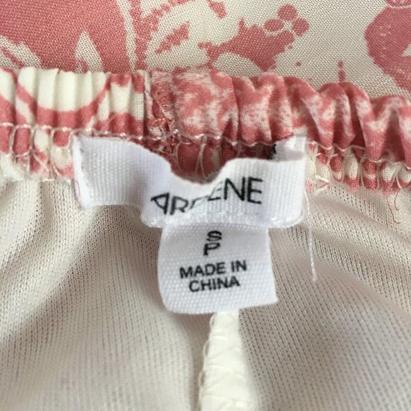 Arden Strapless High Low Dress S Floral Bohemian Boho Pink White Fairy Y2K - Picture 15 of 16